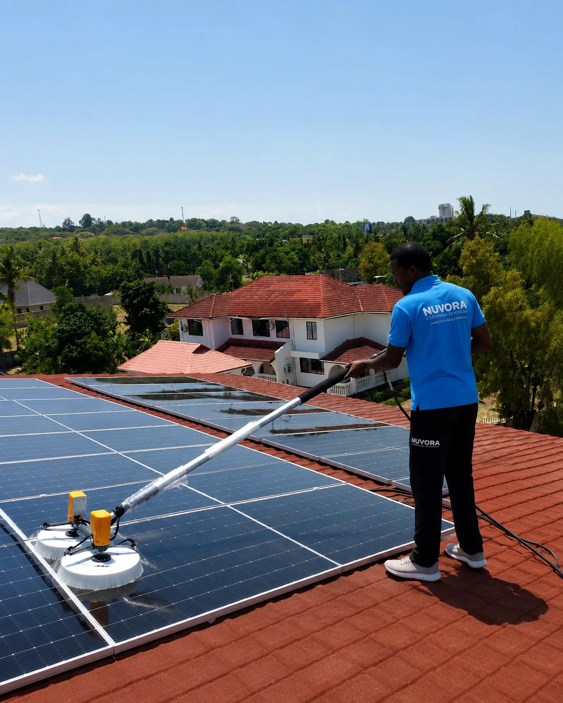 Solar Panel Cleaning by NUVORA Cleaning Services